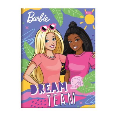Caderno 1/4 Pequeno Brochura Costurado Sem Mola 48 Folhas Barbie – Estampas Diversas