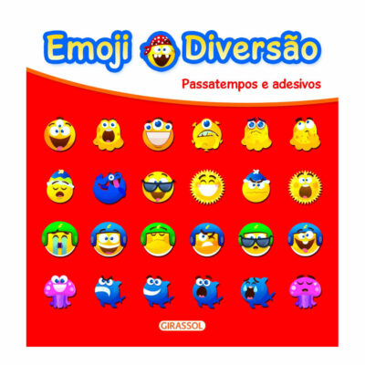 Emoji Diversão Vermelho - Passatempos E Adesivos
