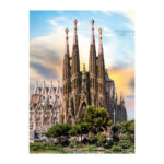 Quebra-Cabeça Com 500 Peças - Basílica Da Sagrada Família