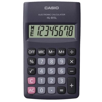 Calculadora Casio Bolso 8 Dígitos Hl-815l-Bk - Preta