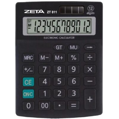 Calculadora Zeta De Mesa 12 Digitos - Zt811