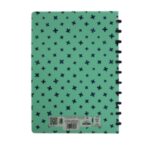 Caderno Atoma PersonalizÁvel Com 72 Folhas - Verde Pastel E Azul Marinho+