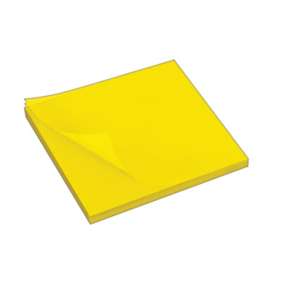 Bloco Notas Adesivas Post It Tili Notes 76mmx76mm Com 50 Folhas Transparente – Amarelo