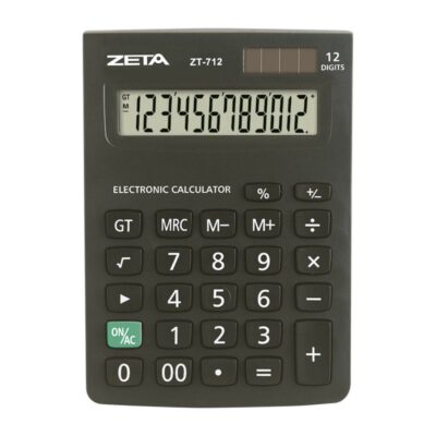 Calculadora Zeta De Mesa 12 Digitos - Zt712