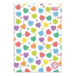 Caderno 1/4 Pequeno Brochura Costurado Sem Mola Capa Dura 80 Folhas Pepper - Estampas Diversas