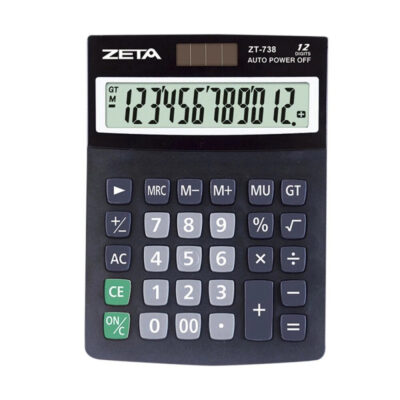 Calculadora Zeta De Mesa 12 Digitos - Zt738