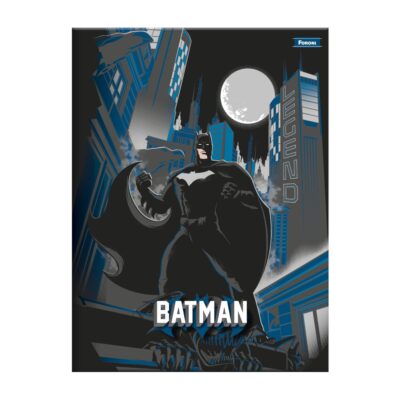 Caderno Universitário Grande Brochura Costurado Sem Mola 48 Folhas Batman - Estampas Diversas