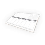 Planner Espiral Desk Flexível  prime Office - Cores Sortidas