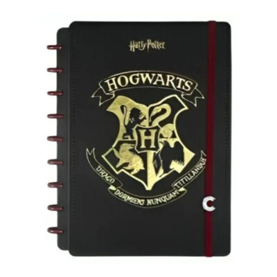 Caderno Inteligente Universitário Grande Espiral Com 80 Folhas - Harry Potter