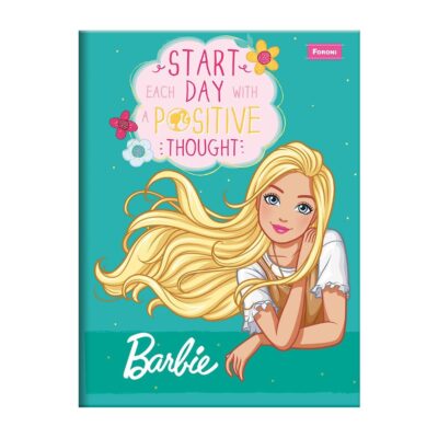 Caderno Universitário Grande Brochura Costurado Sem Mola Capa Dura 80 Folhas Barbie – Estampas Diver