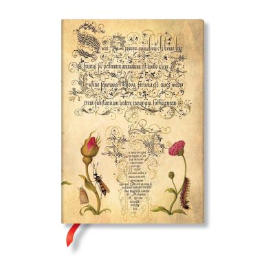 Caderneta Anotações 144 Folhas Com Pauta - Flemish Rose Midi