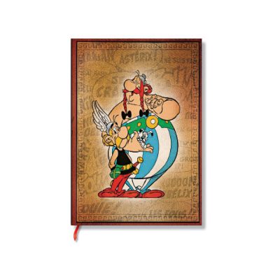 Caderneta Anotações 144 Folhas Com Pauta - Asterix & Obelix Midi