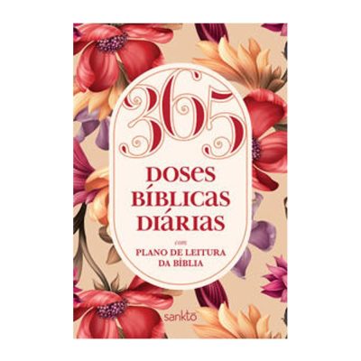 365 Doses Bíblicas Diárias Floral Rosé: Com Plano De Leitura Da Bíblia