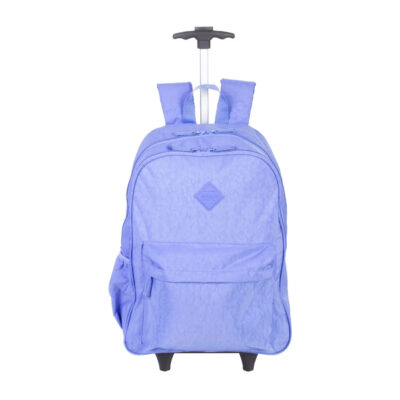 Mochila Com Rodinhas Externo Rolling Crinkle - Lavanda