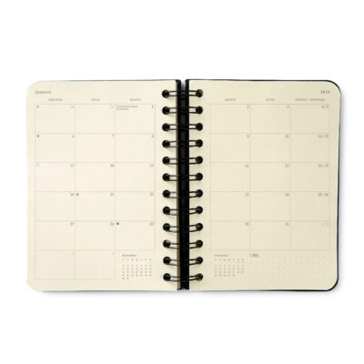 Agenda Planner Espiral Wire-O Diária 2025 – Melissa – Casinha Das Abelhas