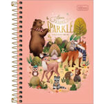 Caderneta Espiral Capa Dura 1/8 80 Folhas Loveland - Estampas Diversas