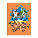 Caderno 1/4 Pequeno Brochura Costurado Sem Mola 80 Folhas Minecraft - Estampas Diversas