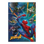 Caderno 1/4 Pequeno Brochura Costurado Sem Mola 80 Folhas Spider-Man - Estampas Diversas