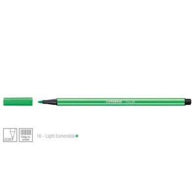 Caneta Stabilo Pen 68/16 -  verde Esmeralda