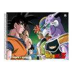 Caderno De Desenho E Cartografia Espiral 60 Folhas Dragon Ball - Estampas Sortidas