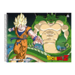 Caderno De Desenho E Cartografia Espiral 60 Folhas Dragon Ball - Estampas Sortidas