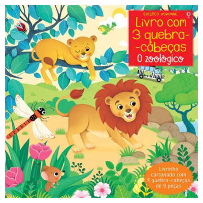 Livro Com 3 Quebra-CabeÇas - O ZoolÓgico