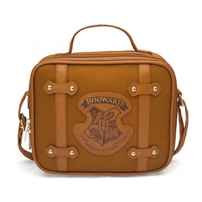 Bolsa Térmica Harry Potter Mala De Hogwarts - Marrom