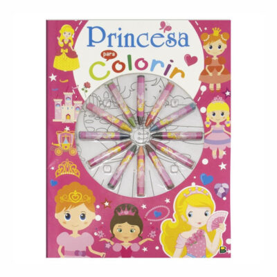 Cores Em Ação! Princesa Para Colorir