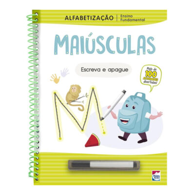 Ensino Fundamental - Alfabetização: Escreva E Apague- maiúsculas