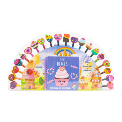 Um Livro-Kit Divertido! Pinte Os Números - Eu Amo Doces