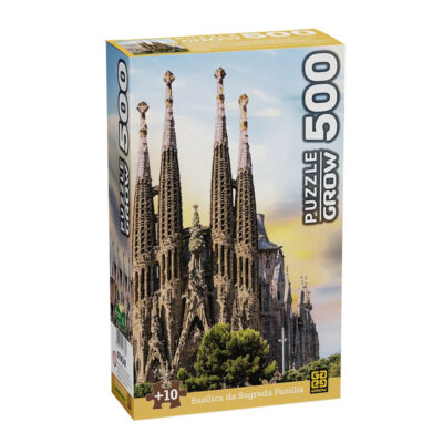 Quebra-Cabeça Com 500 Peças - Basílica Da Sagrada Família