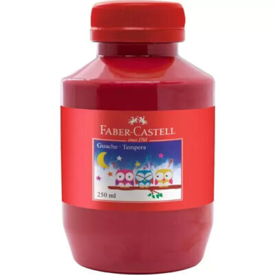 Tinta Guache 250ml - Vermelho