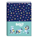 Caderno Brochura Costurado Sem Mola Universitário Capa Dura 80 Folhas Bluey - Estampas Diversas