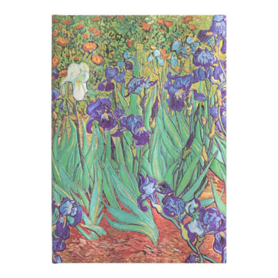 Caderneta Anotações 144 Páginas Sem Pauta - Van Gogh Irises Midi