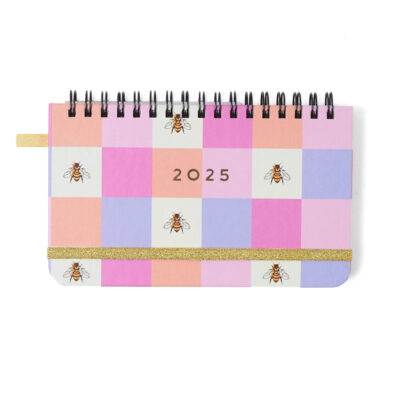 Agenda Planner Espiral Wire-O Semanal Horizontal 2025 Melissa - Casinha Das Abelhas