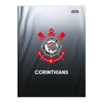 Caderno Universitário Grande Brochura Costurado Sem Mola 96 Folhas Corinthians - Estampas Sortidas