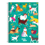 Caderno Espiral Capa Dura Universitário 80 Folhas Hug Me - Estampas Diversas