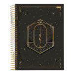 Caderno Universitário Grande Espiral Capa Dura 160 Folhas 10 Matérias Hogwarts Legacy - Estampas Sor