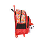 Mochila Com Rodinhas Patrulha Canina - Vermelho