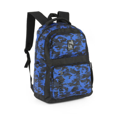 Mochila Camuflada - Azul/Preto