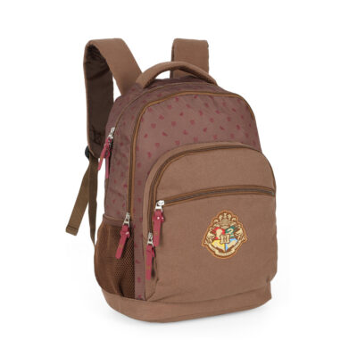 Mochila Laptop Harry Potter - Marrom