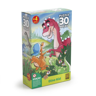 Quebra-CabeÇa Dino Kid - Com 30 PeÇas