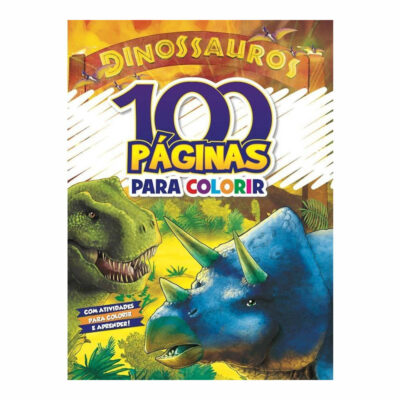 100 Páginas Para Colorir - Dinossauros