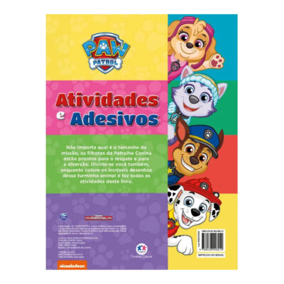 Adesivos E Atividades – Patrulha Canina