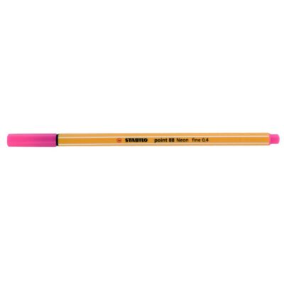 Caneta Stabilo Point 88/056 Neon - Cor Rosa