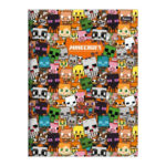 Caderno Universitário Grande Brochura Costurado Sem Mola 48 Folhas Minicraft - Estampas Diversas