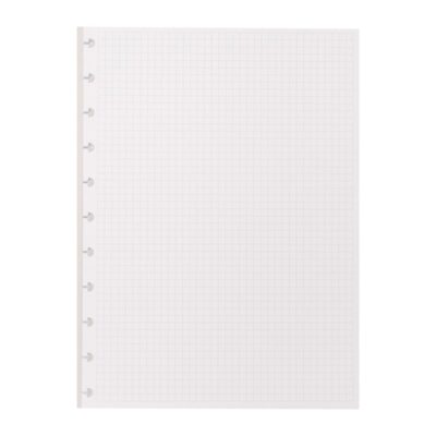 Refil Caderno Quadriculado 50f - 200x275mm