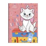 Caderno 1/4 Pequeno Brochura Costurado Sem Mola Capa Dura 80 Folhas Marie - Estampas Diversas