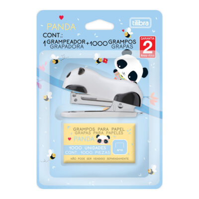 Grampeador Mini Panda + 1000 Grampos