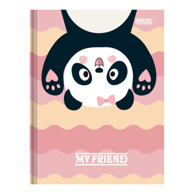 Agenda Costurada Permanente Escolar My Friends – Cores/Estampas Sortidas